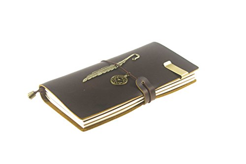 UNIQUE HM&LN Genuine Leather Academic Planner 2017 Daily Monthly Schedule planner Appointment book Handmade Vintage Gift for Men Women