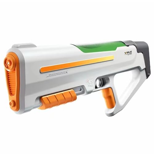 Image of Storio Rechargeable Electric Automatic Big Powerful Holi Pichkari Water Gun Toy for Kids with Luminous Light | 600ML Inbuilt Storage | Upto 30Ft Range |High Pressure Mechanism