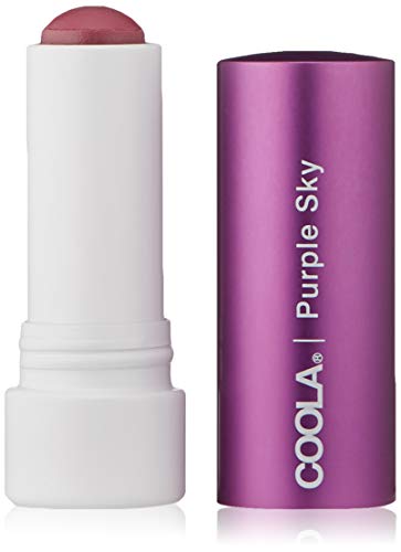 COOLA Organic Mineral Sunscreen Tinted Lip Balm, Broad Spectrum SPF 30, Reef-Safe, Purple