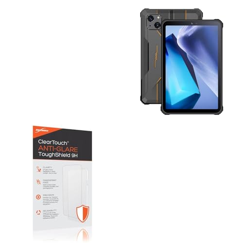 BoxWave Screen Protector Compatible with Oukitel RT3 - ClearTouch Anti-Glare ToughShield 9H (2-Pack), Anti-Glare 9H Tough Flexible Film Screen Protector