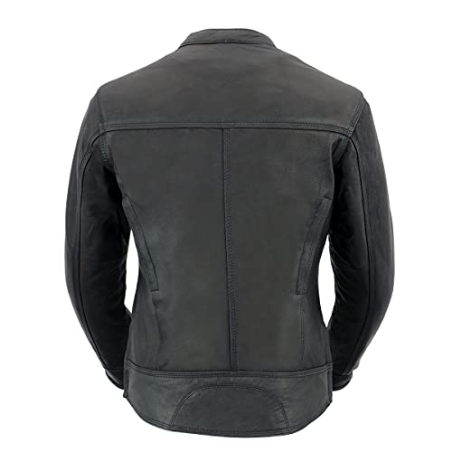 Image of Milwaukee Leather Women's 'Sporty and Elegant' Scooter Style Motorcycle Leather Rider Jacket