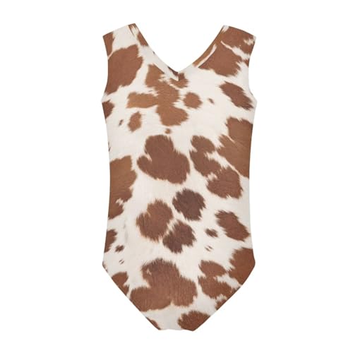 Image of Cartoon Pattern Kids Girls Bathing Suits One Piece Swimsuit Soft & Quick Dry, 5-14Years