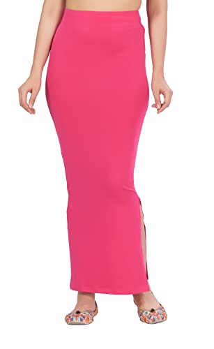 Image of Studio Shringaar Women's Pure Cotton Stretchable Saree Shapewear Petticoat