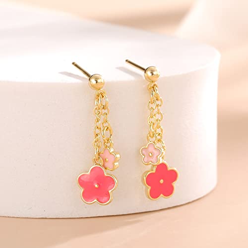 Boucles d'oreilles fleurs CFWSHJ pour femmes en banquet