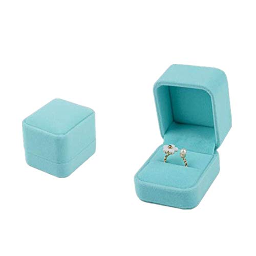 Preisvergleich Produktbild Csheng Schmuckkästen schmuckkästchen mädchen Multifunktions-Schmuckkästchen Bolzenohrring-Halter Quadratische Schmuckschatulle Während der Box Geschenkbox Ring Box