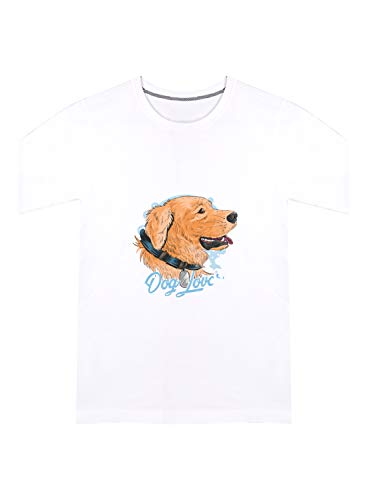Image of CreativiT Graphic Printed T-Shirt for Unisex Dog Lovers Tshirt | Casual Half Sleeve Round Neck T-Shirt | 100% Cotton | D00663-64