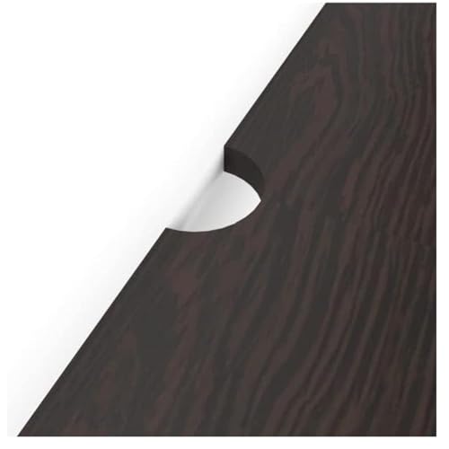 Image of Wooden Wall Mounted U Shape TV Unit Wall Shelf for Living Room /Engineered Wood TV Entertainment Unit Set Top Box Stand /TV Cabinet (Wenge)
