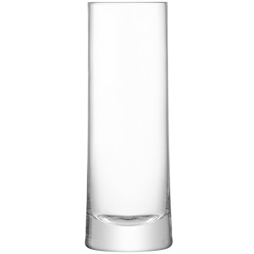 LSA Gin Drinking Set in Clear with Balloon, Highball Glasses and Ice Bucket - Mouth Blown Drinkware with Flared Stem and Base - Image 4