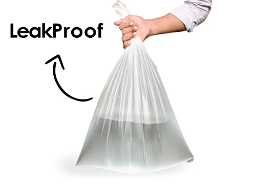 Haya Home 100L 40 Large Clear recycling bags Transparent Recycling Bin Bags, Rubbish Bags and Refuse Sacks 120 Gauge Bin Liners Heavy Duty Bin Bags Large Waste Bags From 100% Recycled Material 3 Haya Home 100L 40 Large Clear recycling bags Transparent Recycling Bin Bags, Rubbish Bags and Refuse Sacks 120 Gauge Bin Liners Heavy Duty Bin Bags Large Waste Bags From 100% Recycled Material - Image 3