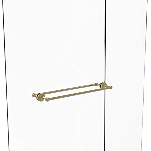 Allied Brass WP-41-BB-24 Waverly Place Collection 24 Inch Back Shower Door Towel Bar, Satin Brass