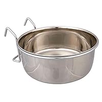 Ciotola In Acciaio Inox Trixie Per Uccelli Con Supporto - 300ml, Diametro 9cm - Foto 3