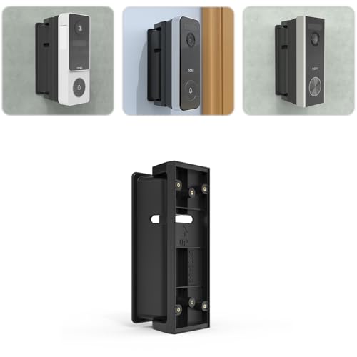 Koroao 0 to 90 Degree Left and Right Adjustable Angle Mount Compatible with AOSU Video Doorbell Pro (V8P1AX11)/SE (V8E2CA11) and AOSU Video Doorbell Ultra(V8S1AX11) Camera (Black) by Koroao - Image 7