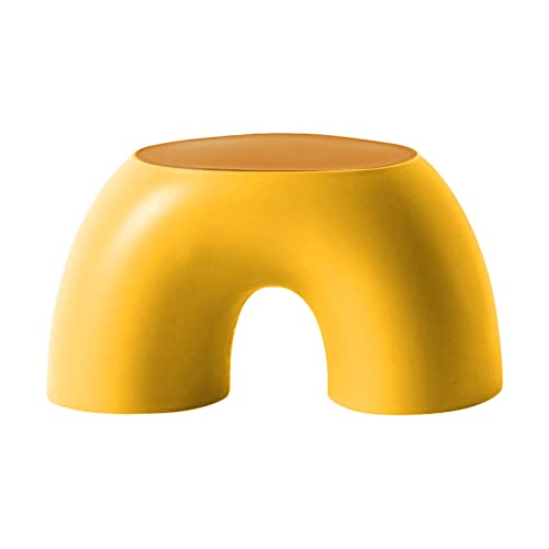 Joberio Taburete para niños, 14.17 pulgadas, simple, semicircular, pequeño taburete antideslizante, taburete ligero para niños, muebles cómodos para niños sentados, estudiando y jugando