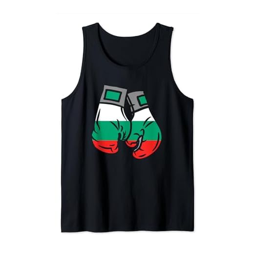 Boxhandschuh mit der Flagge von Bulgarien Tank Top