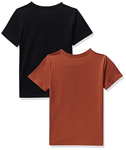 Image of Amazon Brand - Symbol Boys 100% Cotton Solid Half Sleeves T-Shirt | Regular Fit | Age 2-14 Years (Pack of 2)