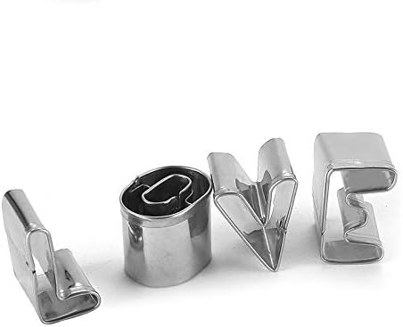 Miniatura 4 de Zavaca Cortador de galletas con letras mayúsculas, 26 letras mayúsculas, molde de galletas de acero inoxidable, prensa, émbolo de glaseado, cortador