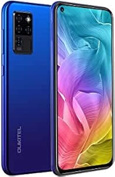 Mobile Phones Sim Free Unlocked OUKITEL C21 4GB 64GB 6 4 Inch Dewdrop Full Screen phone 64MP AI Penta Camera Triple Camera 4000mAh Mobile Phones Blue 2 Years Warranty 