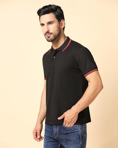 Image of INKKR Men's Soild Half Sleeve Polo T-Shirt Combo