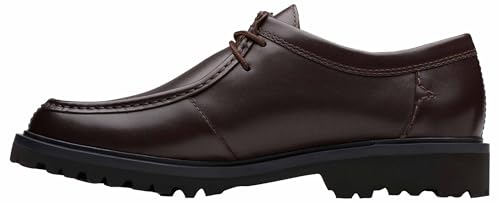 Clarks Homme Berwick Seam, Cuir Marron, 45 EU