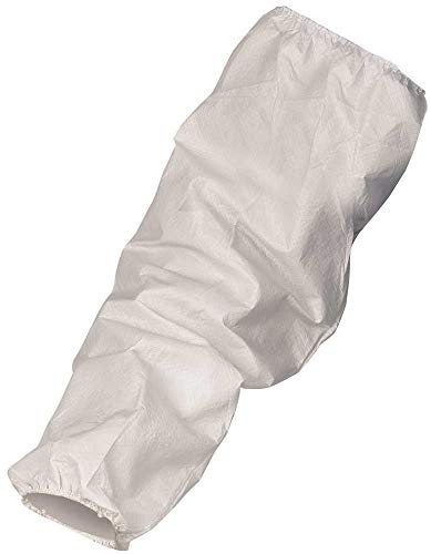 Kimberly-Clark Kleenguard A40 White Chemical-Resistant Arm Sleeve - 18 in Length - 44480 [PRICE is per EACH]