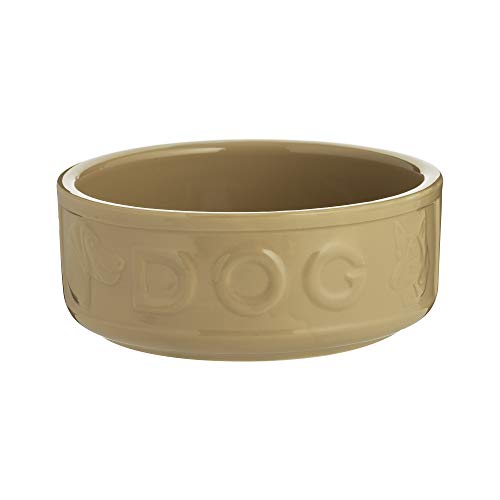 Mason Cash Cane Dog Bowl 18cm Medium Stoneware Pet Bowl 1.2 Litre Capacity Classic Design Dishwasher & Microwave Safe Ideal for Food and Water