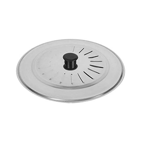 EUROXANTY Tapa multiusos para sartenes y ollas con mango ergonómico y antisalpicaduras de metal Cover