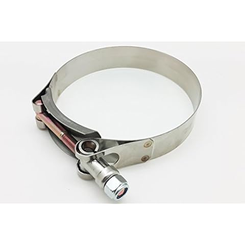Autobahn88 Stainless Steel Hose T-Bolt Clamp, Fit for Hose OD Size = (2.9-3.2 Inch (73-81mm)), for Fuel Pump, Filter, Hose, Plumbing (Pack of 1) Cover