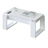 Habitdesign – Mesa de Centro Elevable Moderna, 105x55x45-54 cm – Modelo Nova