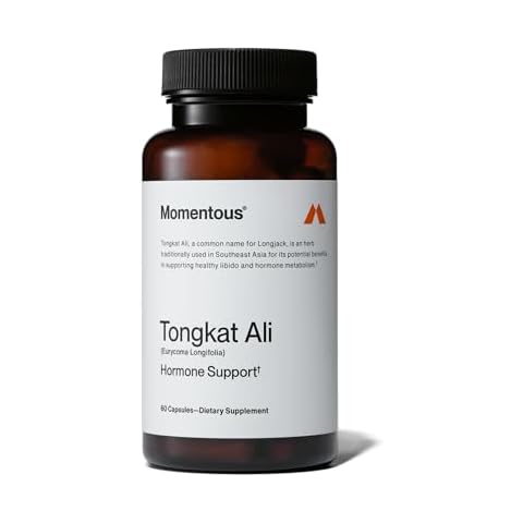 Momentous Tongkat Ali for Men and Women - Natural Performance Longjack Tongkat Ali Supplement for Health & Wellness - Hormone, Energy & Mood Support - Root Extract Powder, 30 Servings Cover