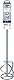 Bosch 1x PRO Stirrer Basket Viscous &,amp, Dense, für Handrührerwerke (für Mörtel, Gipskarton, Ø mm, Professional Zubehör Rührer)