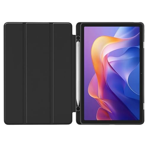 Image of M CartCover for Redmi Pad 2 11 inch Cover Case with [Pencil Holder], Trifold Flip Stand Cover Case for Redmi Pad 2 Cover 11 inch Tablet [Auto Sleep /Wake Support- Dark Black