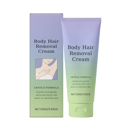 Crema Depilatoria Indolora, Piel Suave De Larga Duración, Adecuado Tanto Para Hombres Como Para Mujeres, Con Una Fórmula Suave Que Limpia E Hidrata El Vello De La Piel Rápidamente Y Calma La.100g