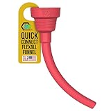 TEC Products FlexAll Quick Connect Spout - Nitrile Rubber Screw-on Funnel for Oil Change & Fluid Transfer - Fits Gallon, Quart & Pint Container - Ideal for Autos, Tractors & Boats (7.35 x 1.75 Inches)