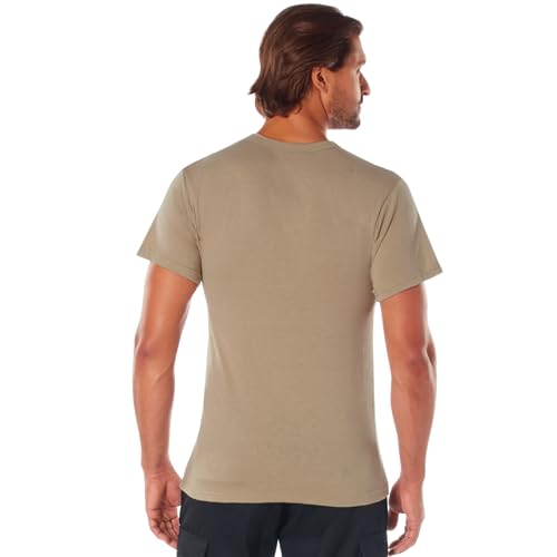 Image of Rothco Camo T-Shirt | Men's Short Sleeve Camouflage Crew Neck Base Layer Rugged Outdoor Hiking Workout Gym Tee Shirt
