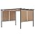 Masyardi 12 x 12 Ft Outdoor Aluminum Pergola, Retractable Canopy & 2 Sides Shades for Patio Backyard Garden Deck