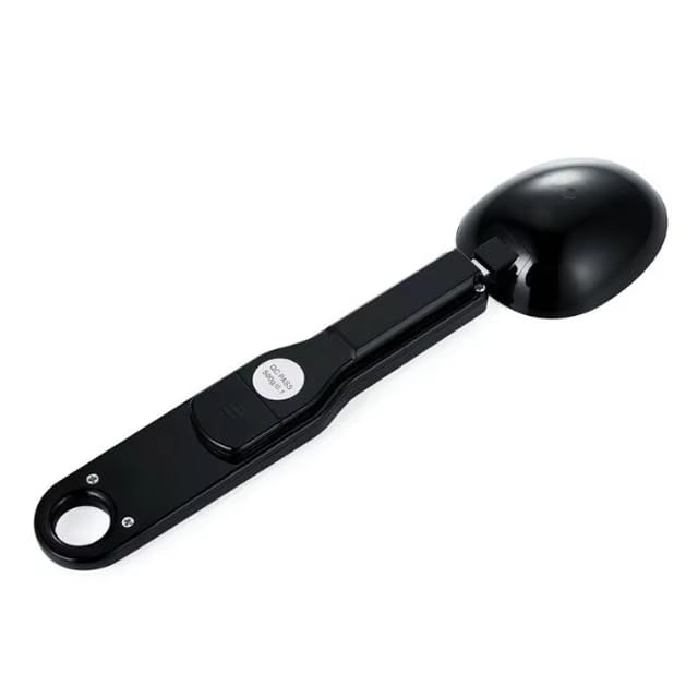 Digital Kitchen Spoon Scale, 500g/0.01g Precision, LCD Display, Black