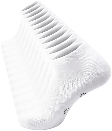 Ankle Socks Light Cushioned 6 Pack Foot Massage Acupressure Pointer Low Cut Light Exercise US 6-12