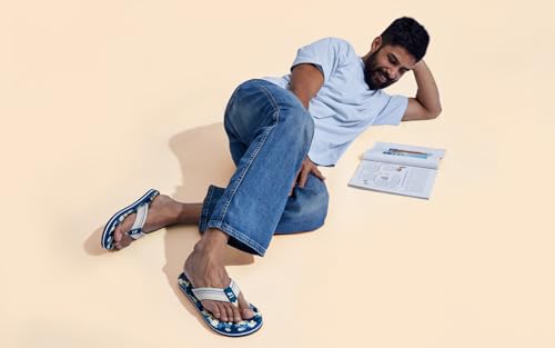 Image of Neeman's Pixel Art Flip Flops for Men | Slippers for Men