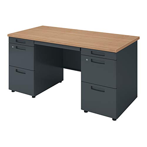 【メーカー配送・設置・組立】コクヨ インベントデスク オフィスデスク 事務机 ワークデスク 幅140×奥行70cm TKG-DD147E6AMP2N