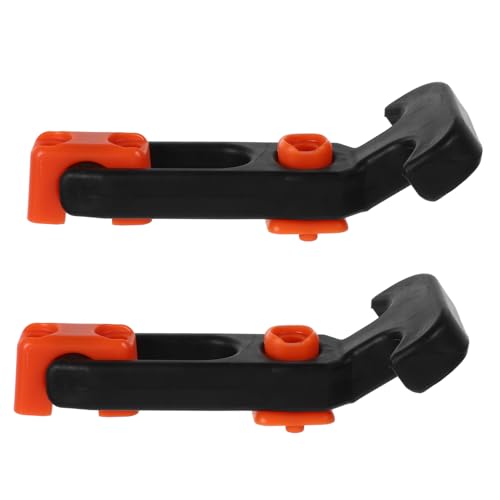 Alipis 2Pcs Engine Hood Hasp Latch T Handle Lock for Tool Box Vibration Resistant Design Easy Installation for Engineering Machines and More