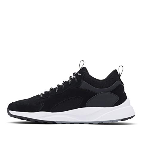 Columbia Men's Pivot Mid Waterproof Hiking Shoe, Black/White, 12