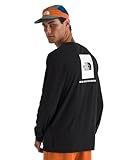 THE NORTH FACE Men’s Core Box Long Sleeve NSE Tee | T-Shirt with Ribbed Collar & Cuffs for Durability