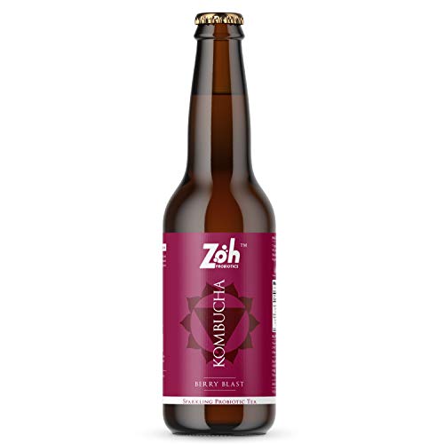 Image of Zoh Probiotics Kombucha - Pack Of 3 (Combo 5), 330 Milligrams, Green Tea, Liquid