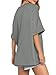 Bliwov 3Pack Women Oversized T-Shirt Short Sleeve Loose Tops Crew Neck Fashion Blouses Summer Outfits Beach Vacation Clothes Black,White,Grey