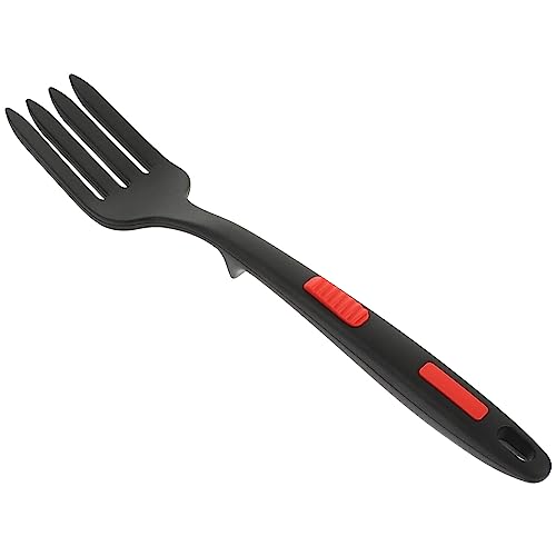 SHERCHPRY Spaghetti Fork Salad Fork Grill Tasting Fork Spaghetti Spoon Server Ergonomic Silicone Forks for Cooking Kitchen Food Fork Kitchen Cooking Kitchen Supplies Multifunction