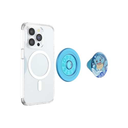 Image of PopSockets Phone Grip for MagSafe, Magnetic Holder, Phone Stand, Pokemon - Squirtle Water