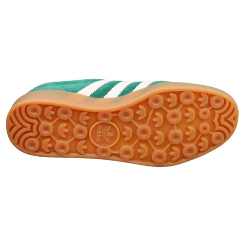 Image of adidas Men's Gazelle Sneaker, Collegiate Green /Footwear White /Gum 2, Size 11.5