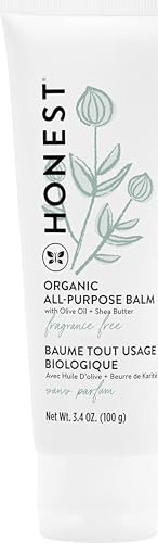 Image of The Honest Company Organic All Purpose Balm Gentle for Baby, Soothes and Moisturizes, Plant-Based Hypoallergenic, 3.4 oz