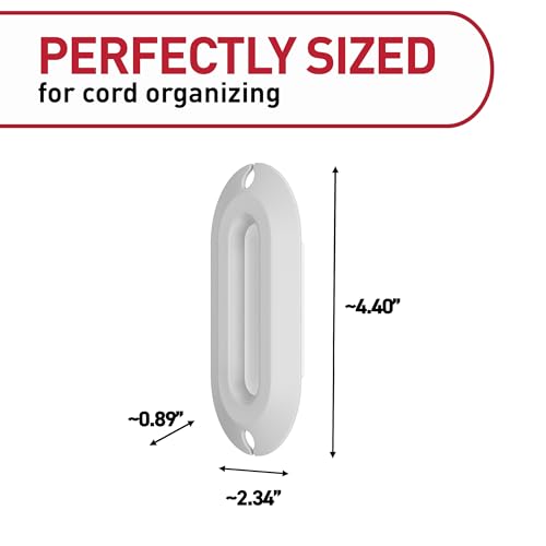 Command Cord Wrap, 2 Units, 4 Medium Strips, White - image 2