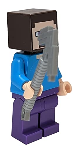 Minecraft: Steve Minifigure con pickaxe - Lego - Immagine 3